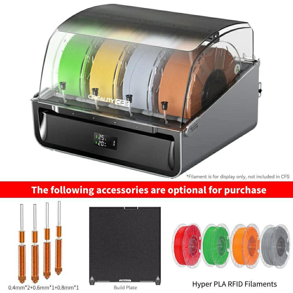 PIYO様　Creality CFS マルチカラー 自動フィラメントシステム Amazon.com: Official Creality CFS, Multi Color 3D Printer