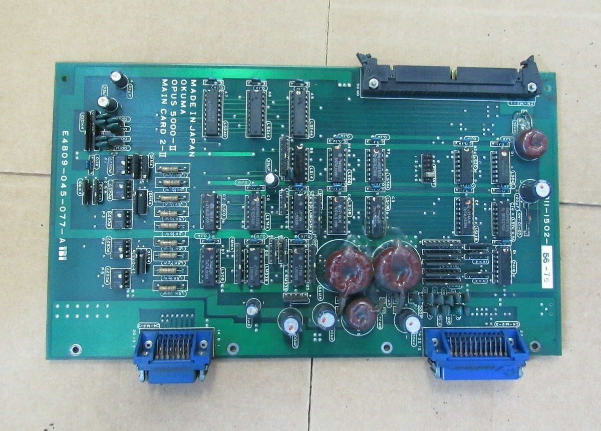 OKUMA BOARD OPUS 5000-II MAIN CARD 2-II E4809-045-077-A | eBay
