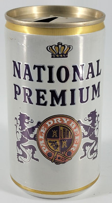 National Premium Pale Dry Beer/G. Heileman Brg Co. ~ Alum 12oz Can ~ Empty ~ USA