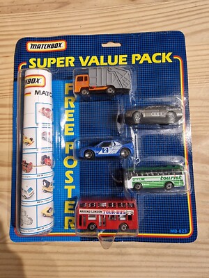 Vintage Matchbox Super Value Pack, u.a. Audi Quatro Stunning Ford RS 2000 