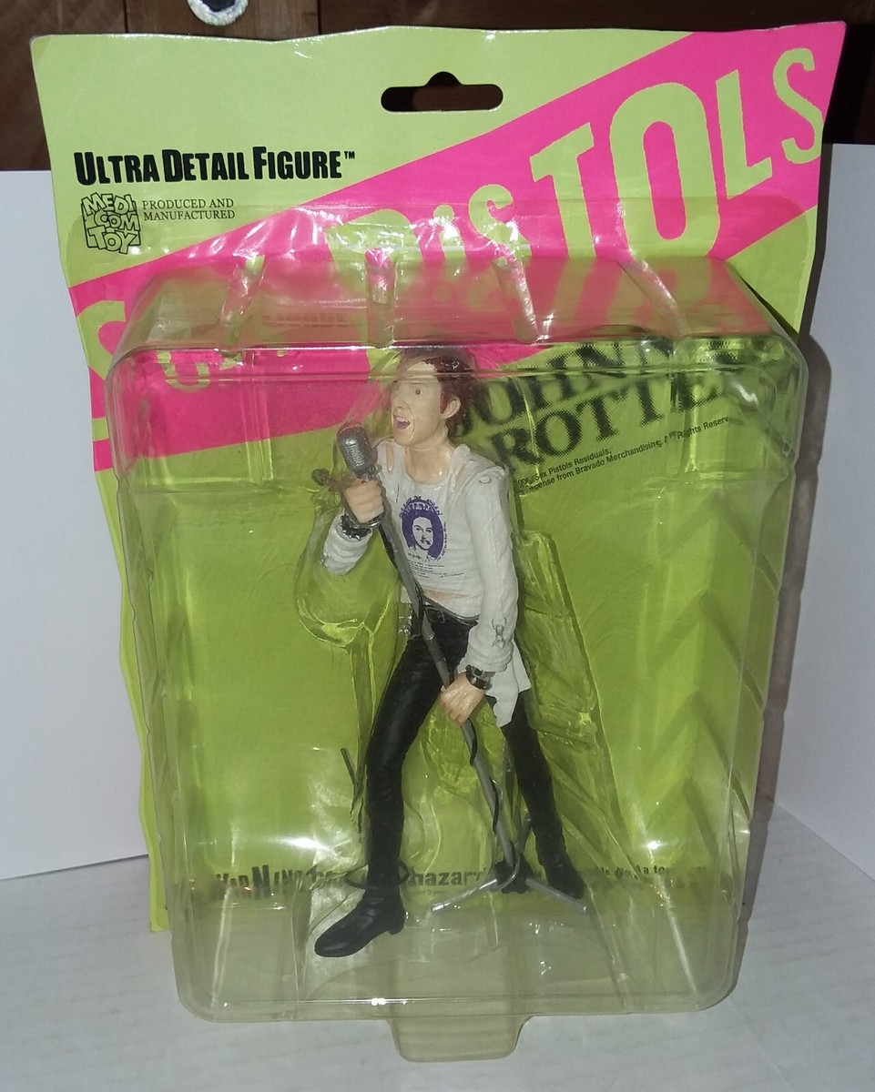 2006 Medicom Toy SEX PISTOLS "JOHNNY ROTTEN" 6" figure w/mike stand  NEW/SEALED | eBay