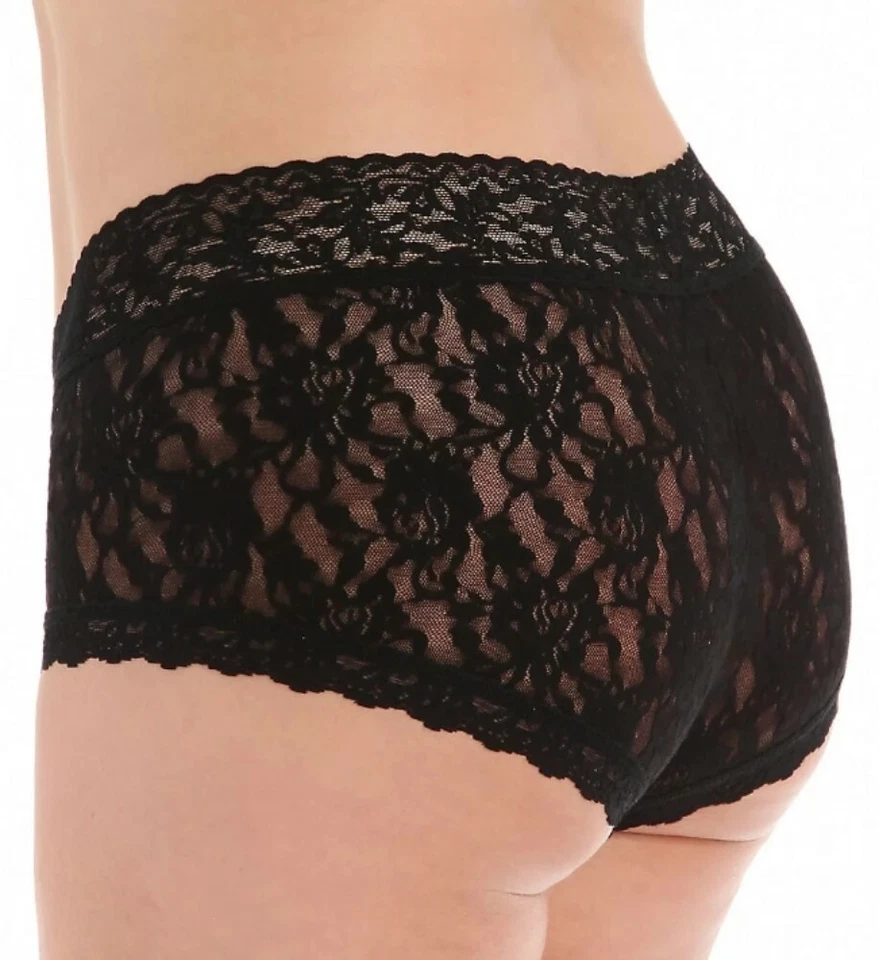 Hanky Panky 251407 Women Signature Lace Plus Wide Band Boyshort Panty Size 2X - Image 2 of 2