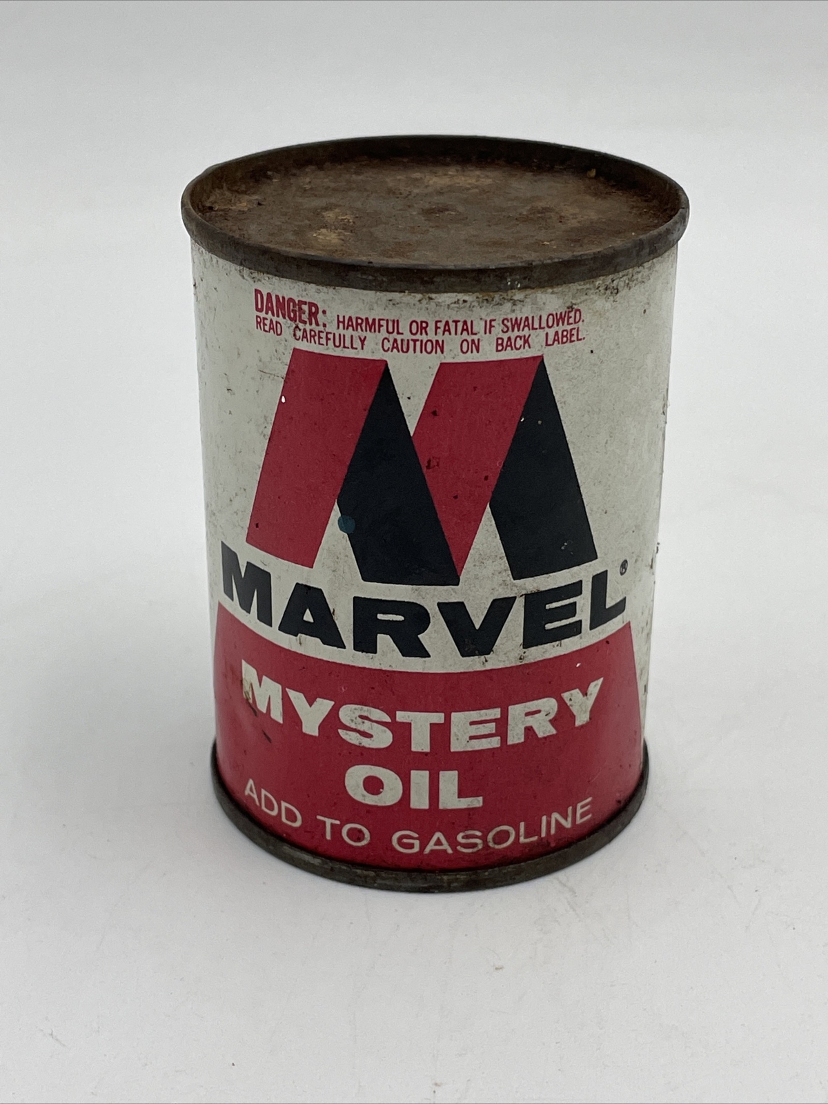 Pair of vintage Marvel Mystery Oil cans - South Auction