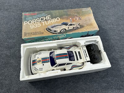 1980's Radio Shack - Tandy Porsche 935 Turbo RC Car w/Box RARE