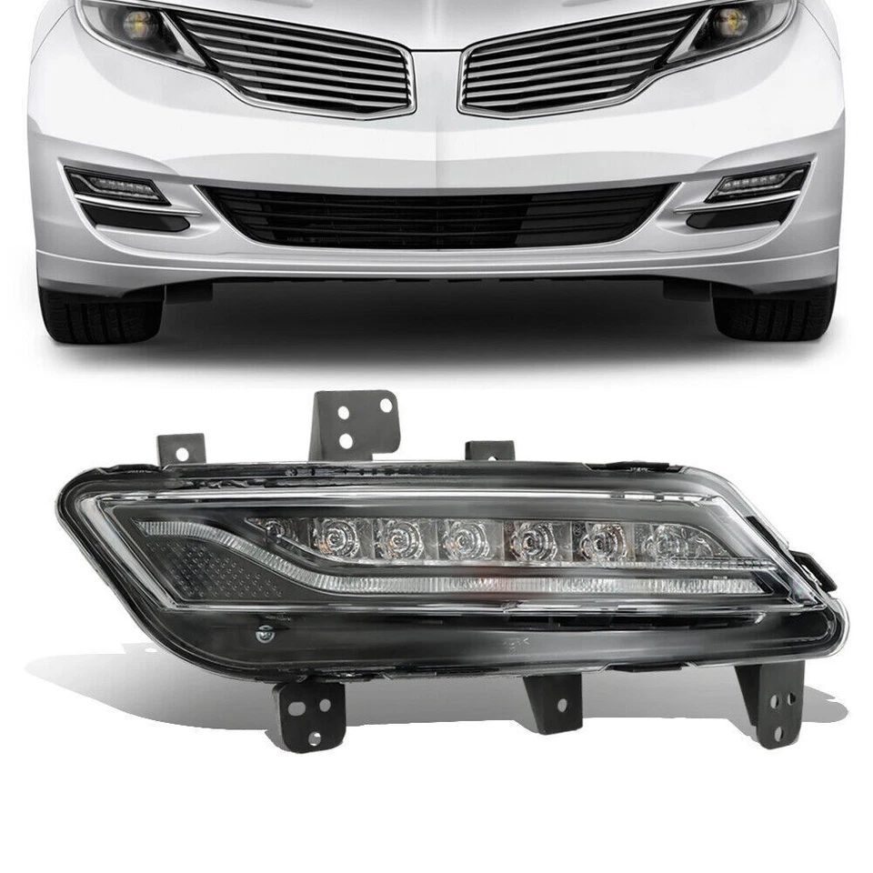 Right Fog Light  For 2013-2016 Lincoln MKZ LED Driving Lamp Passenger - Imagem 2 de 4