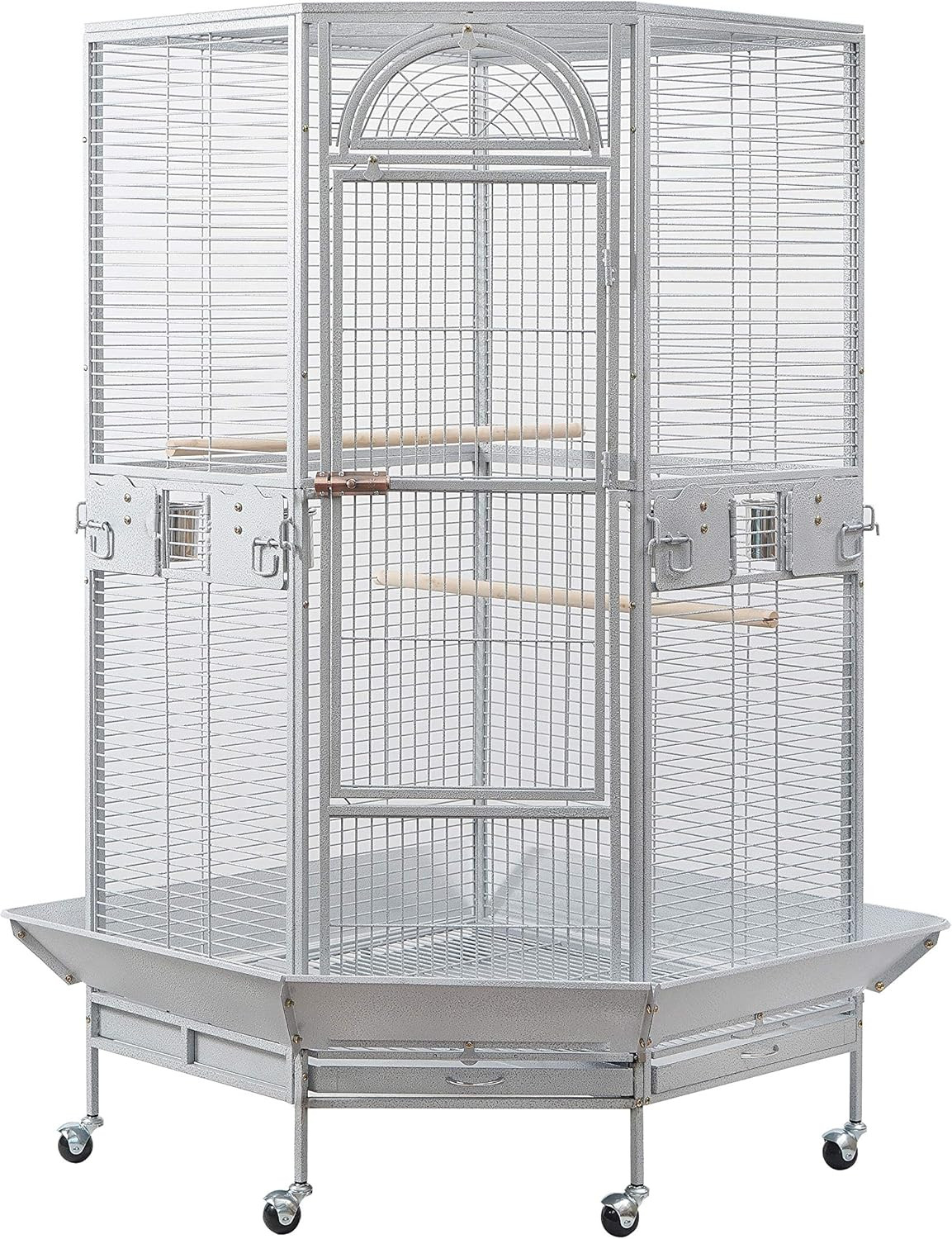 For Cockatiel Parakeet Black And White New (white)