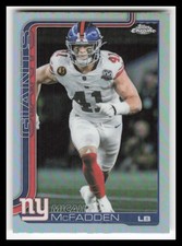 2025 Topps Chrome Refractors #232 Micah McFadden