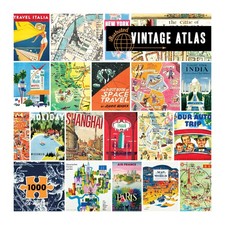 Vintage Atlas Puzzle, 1000-Piece Puzzle for All Ages, Fun Jigsaw Puzzle