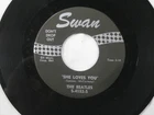 45 rpm vinyl record Swan S-1452-S Beatles She Loves You / I'll Get You plays VG+