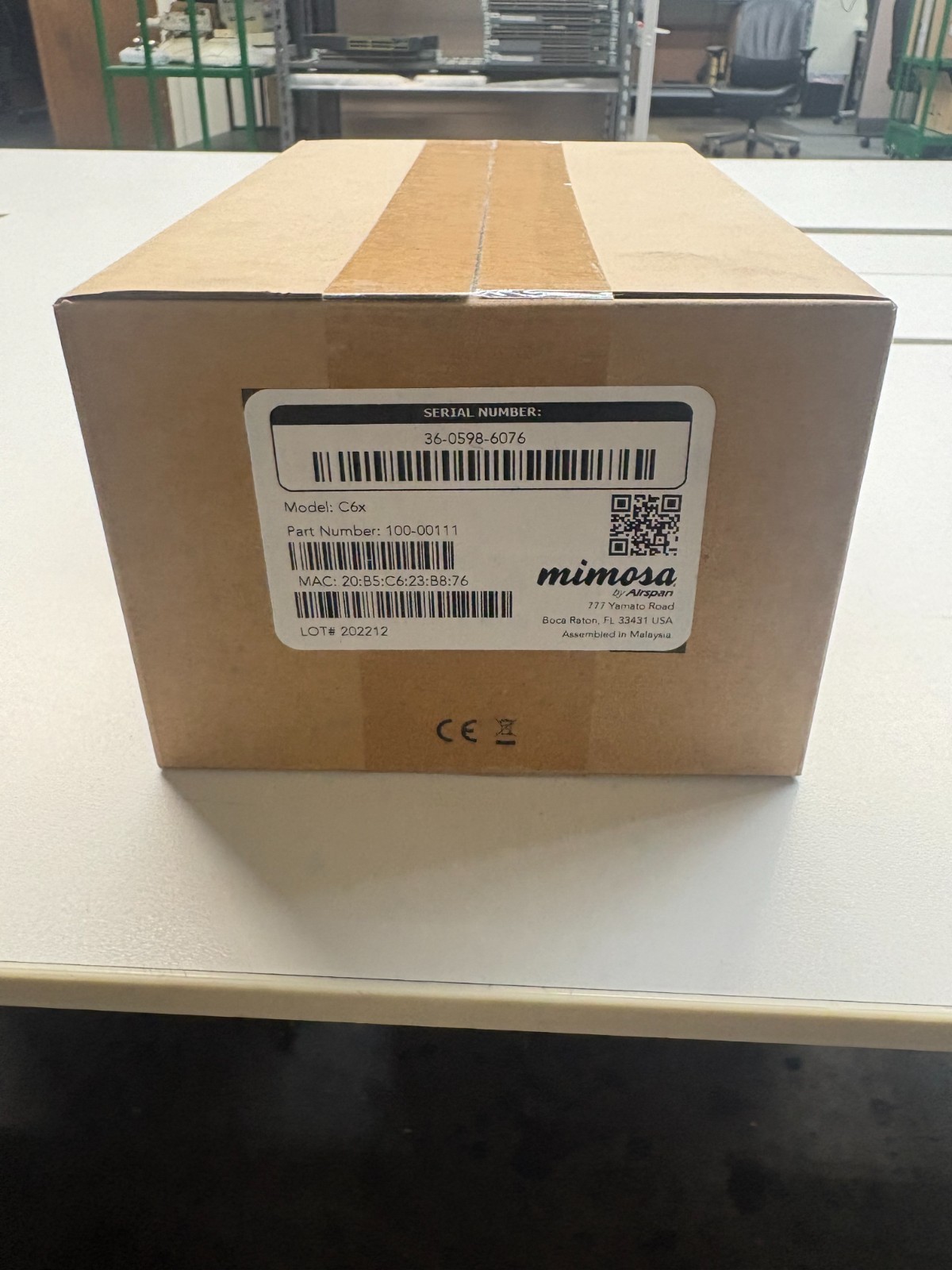 Mimosa C6x 5.15-6.425GHz 8dBi Modular Radio for PTMP   New in box!