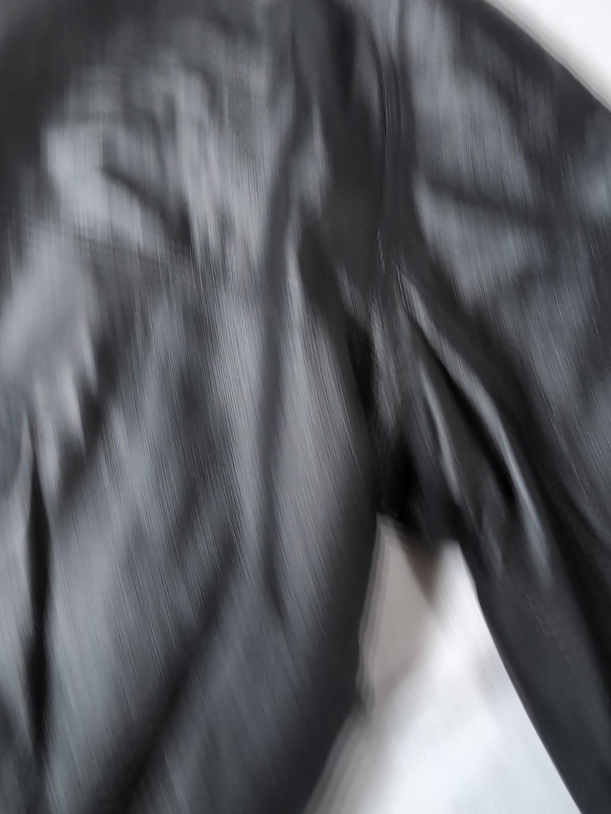 COUGAR Leather Bomber JACKET Mens Size M Black i zippered Good Condition  thumbnail 11