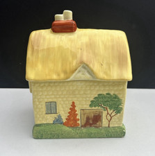 Art Deco Carlton Ware "Cottage Ware" Keksdose/Keksdose 30er Jahre GESCHENK