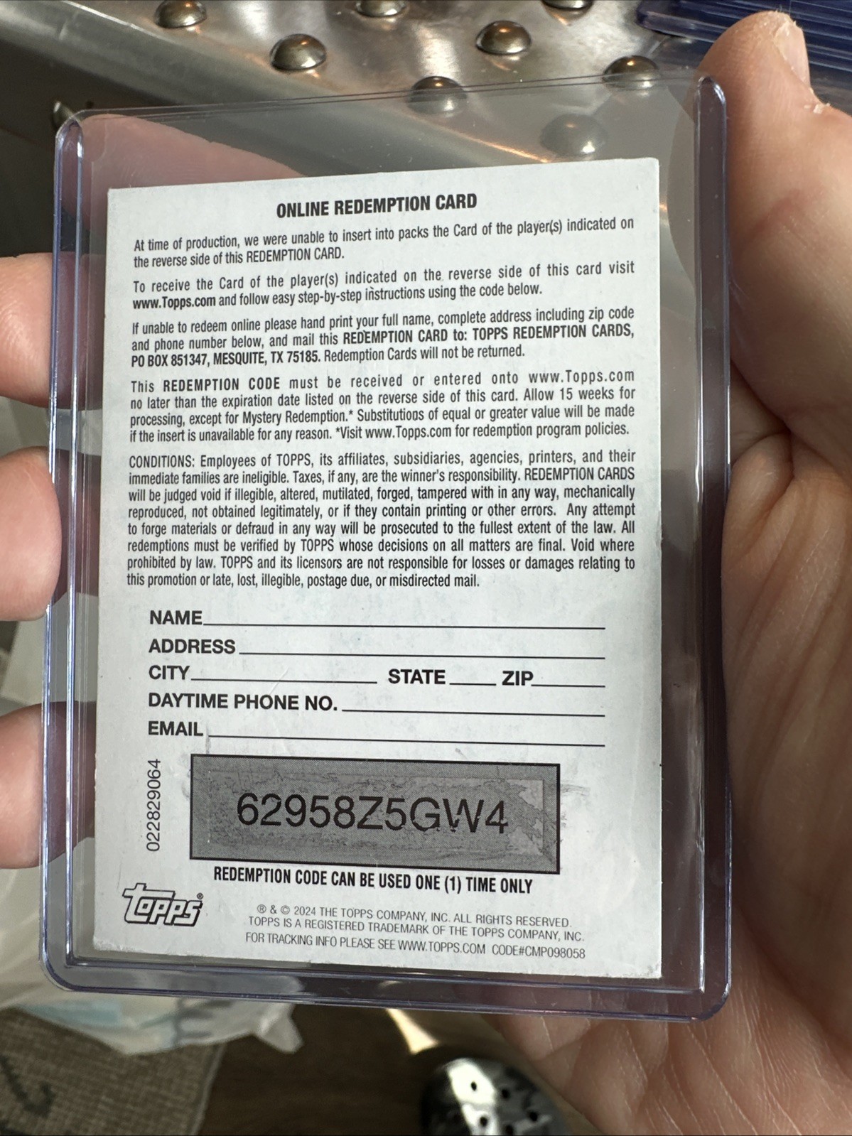 Lionel Messi /15 2024 Topps Soccer Manin Pink Prism Auto Redeemed Redemption !!! view 3