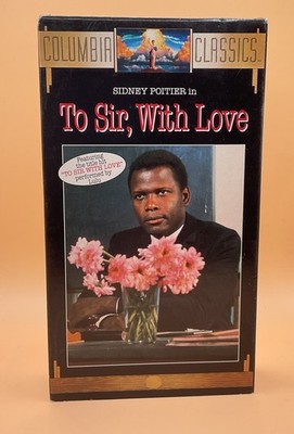 To Sir, With Love VHS 1966, 1995 Sidney Poitier **Buy 2 Get 1 Free**