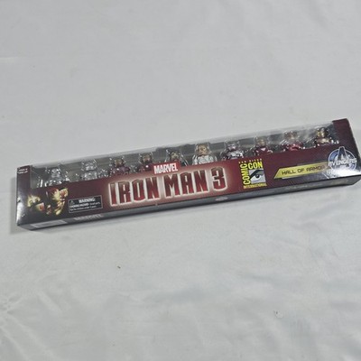 IRON MAN 3 HALL OF ARMOR SDCC MINIMATES 10 FIGURE SET BRAND NEW #sjul21-182