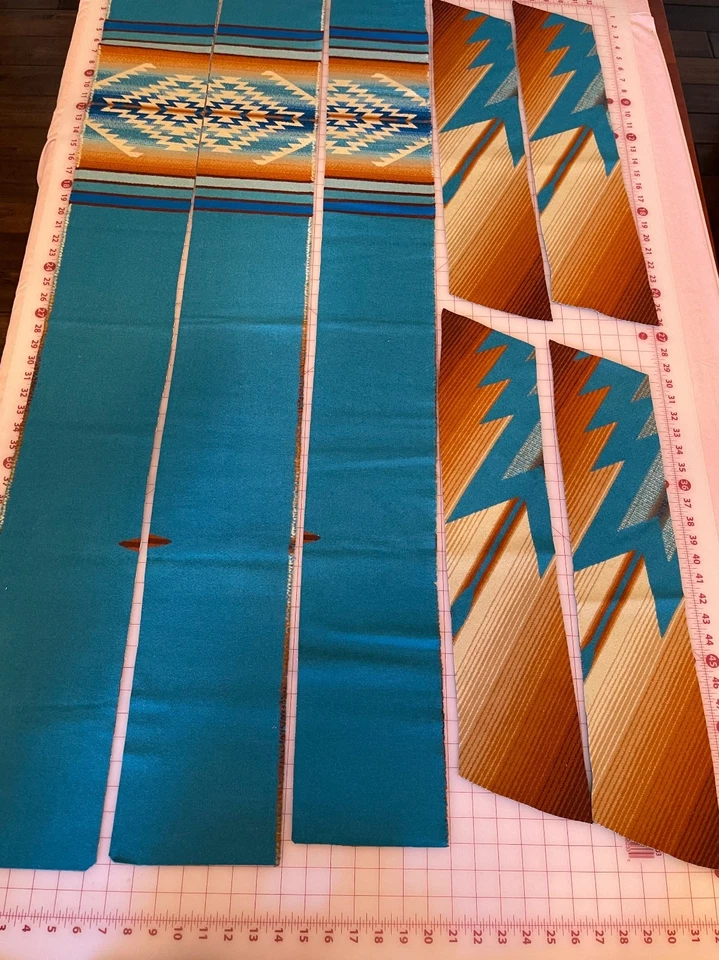 New Pendleton Wool blanket fabric remnants - Pagosa Springs - appx 2.5 lb - Image 4 of 4