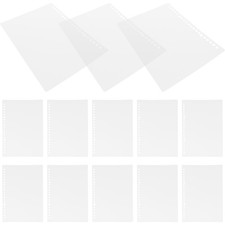 10 Sets Loose Leaf Notebook Binder Journal Cover Composition Sleeve