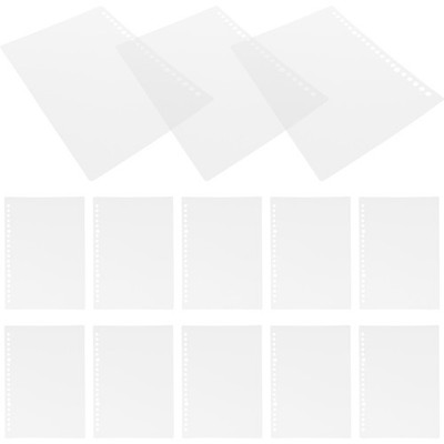  10 Sets Loose Leaf Notebook Binder Journal Cover Composition Sleeve