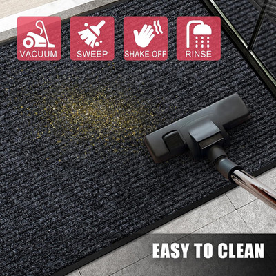 Front Door Mat, 2'X6' Indoor Outdoor Entrance Mat, Commercial Floor Mats insi...