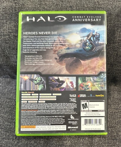 Halo Anniversary Combat Evolved Microsoft Xbox 360 ~ Complete! ~ Fast Shipping! - Picture 2 of 5