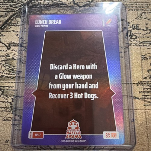 2025 Bo Jackson Battle Arena Alpha Update Play Card Foil #BPL-7 Lunch Break