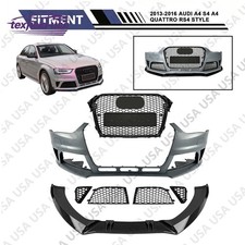 Front Rs4 Style Complete Bumper Body Kit Fits For 2013-2016 Audi A4 S4 B8.5 Front Rs4 Style Complete Bumper Body Kit Fits For 2013-2016 Audi A4 S4 B8.5