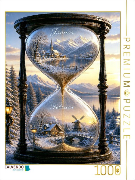Calvendo Puzzle Frost Begins To Dream | 1000 Pieces, Finished Size 25.2 × 18.9 I-image
