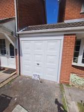New White Hormann Georgian Up & Over Garage Door