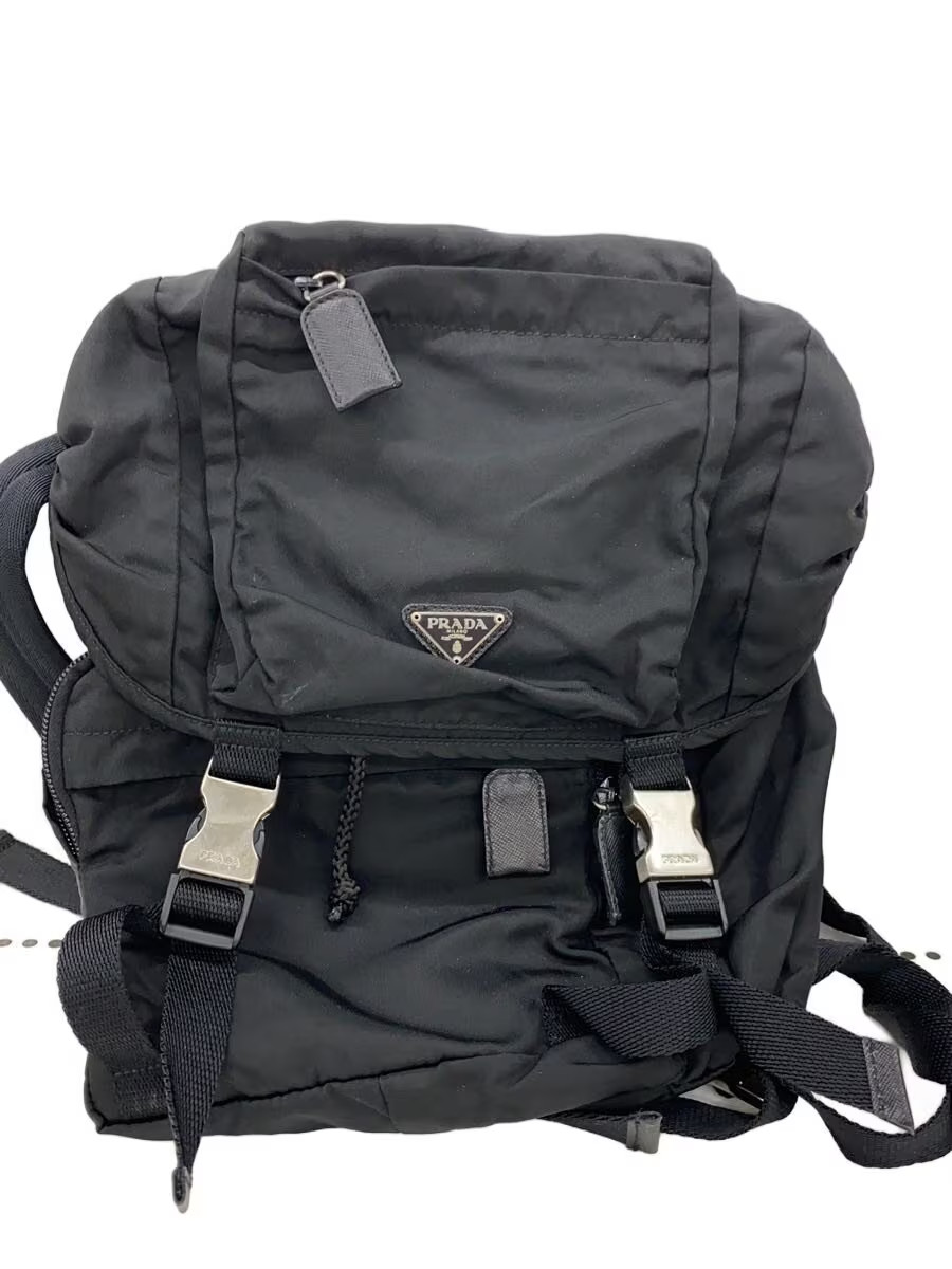 PRADA Backpack BLK Solid v153 - image 1