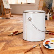 Pot de Peinture Vide Réutilisable avec Couvercle En Fer pour La Peinture et