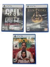 Lot of 3 Playstation 5 PS5 Games Call of duty Vanguard, Elden Ring, Farcry 6