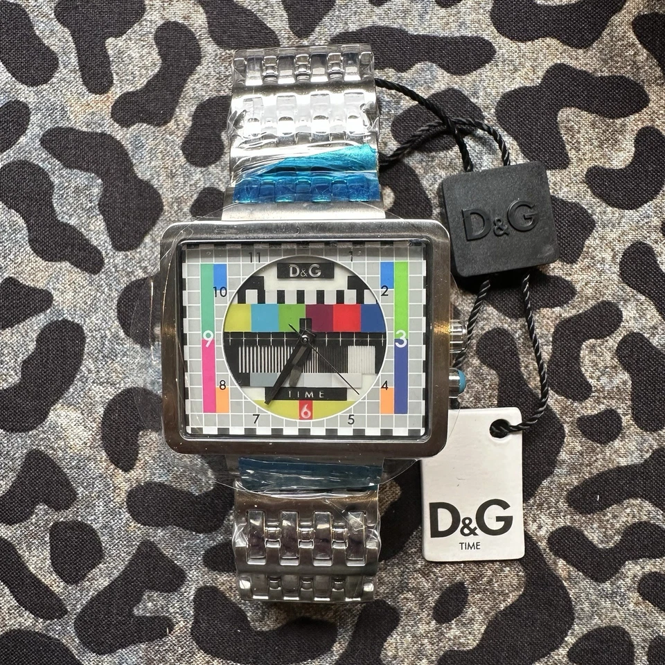 Dolce & Gabbana D&G NEW Medicine Man WATCH TV Test Card Unisex DW0197 BNIB RARE - image 4 of 4