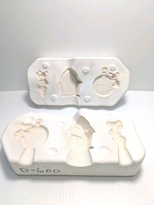 Donas Molds D-600 Cuckoo Clock & Pocket Watch Orns. Ceramic Slip Casting Mold