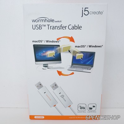 j5create JUC400 Wormhole Switch USB Transfer Cable