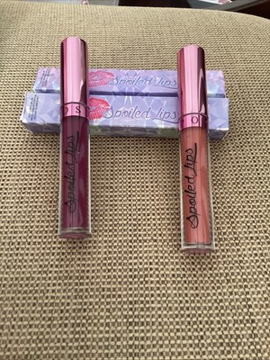 2  Spoiled Lip Cosmetics Liquid Matte Lipstick Huckleberry,Maggie New With Box