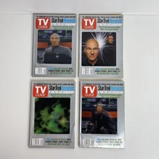 Star Trek Nemesis TV Guide 3-D Animation Lot of 4 Vintage