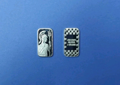 #ad Silver Gladiator .999 Fine Bar One Gram $4.85