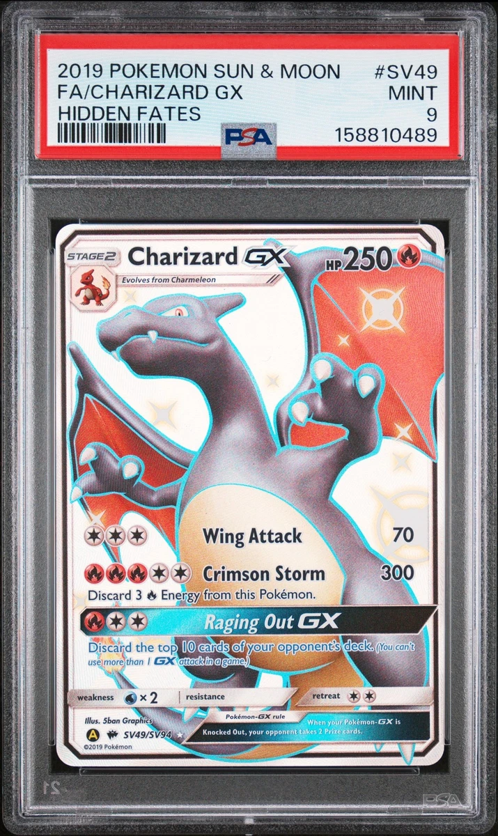 Preços baixos em Charizard GX SV49/SV94 Hidden Fates: Shiny Vault