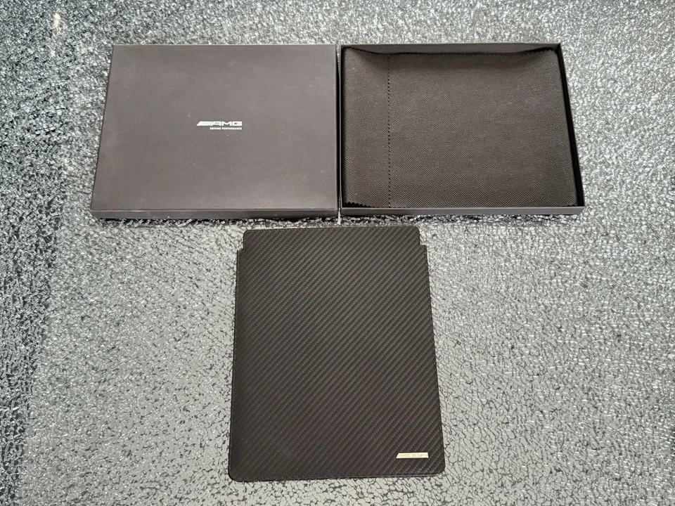 Original Mercedes Benz AMG IPad Hülle-Carbonleder-B66952524-Cover-Neu-Unbenutzt-