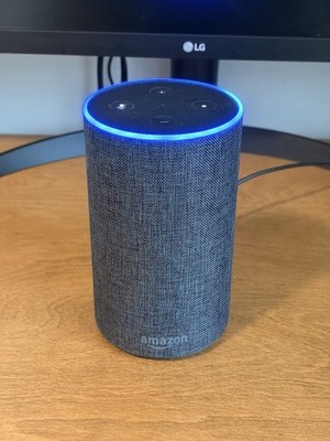 Amazon Echo 2nd Generation Alexa Smart Speaker Dolby Charcoal Fabric  - TESTED