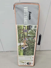 Franklin Sports Family Backyard Volleyball Set - Net Stakes, Poles, & Carry Bag