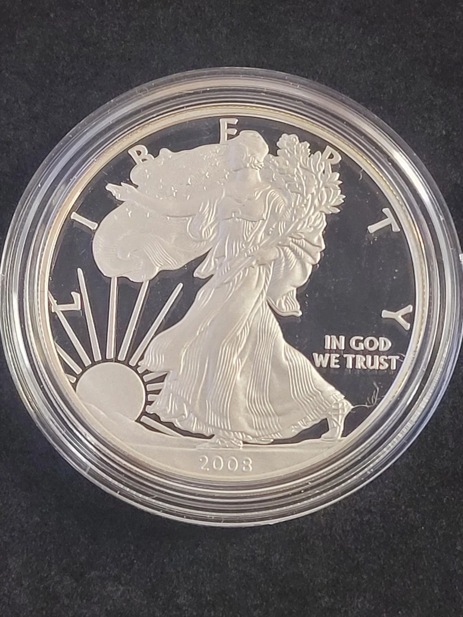 2008年 AMERICAN EAGLE 1オンスプルーフ 銀貨 未流通品 American Eagle Proof 2008 Silver Bullion Coins for sale | eBay