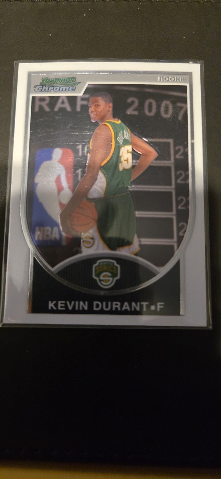 2007-08 Bowman Draft Picks & Stars - Chrome Rookie Kevin Durant #111 /2999 (RC)