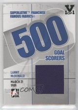 2008-09 ITG Superlative Franchise Blue Vault 1/1 Lanny McDonald #GS-03 HOF 1j8