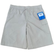 Columbia Silver Ridge Utility Shorts Youth Large Fossil Grey NWT Vacation