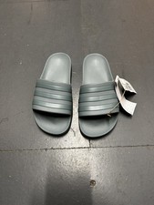 Size 6 Adidas Sandals Adilette Aqua Slide Magic Grey Slip On Comfort GZ1153