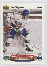 1991 Upper Deck World Junior Tournament UD Logo Hologram Sami Kapanen #674 0g7