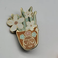 Fun Enamel Pin artisan plant Boho That high five life hat backpack