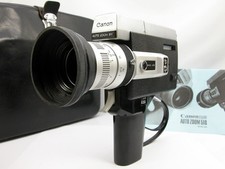 Film Tested CANON SUPER-8 MOVIE CAMERA With Case  Rare Slow Motion