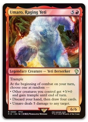 Umaro, Raging Yeti (Surge Foil) #63 (NM) Final Fantasy FIC Magic MTG